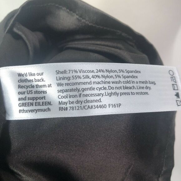 Eileen Fisher Brown Sleeveless Casual Shift Dress - Picture 5 of 6